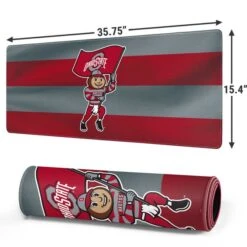 Ohio State University OSU Buckeyes Flag Gaming Mouse Pad -Skinit Store osu ohio state buckeyes flag extra large gaming mouse pad 1738092506 MSPBCKEYE11GAMGXL PR 02