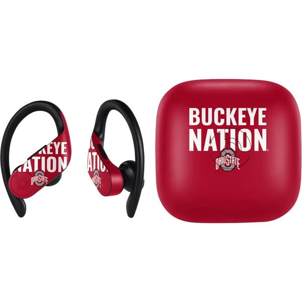 Ohio State University The Ohio State Buckeyes PowerBeats Pro Skin 3 Ohio State University The Ohio State Buckeyes PowerBeats Pro Skin