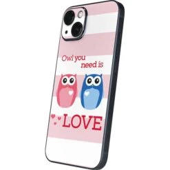 Owl Is All You Need IPhone 15 Skin -Skinit Store owl is all you need iphone 15 skin 1694705124 SKNVDLOVE43IPHN15 PR 02