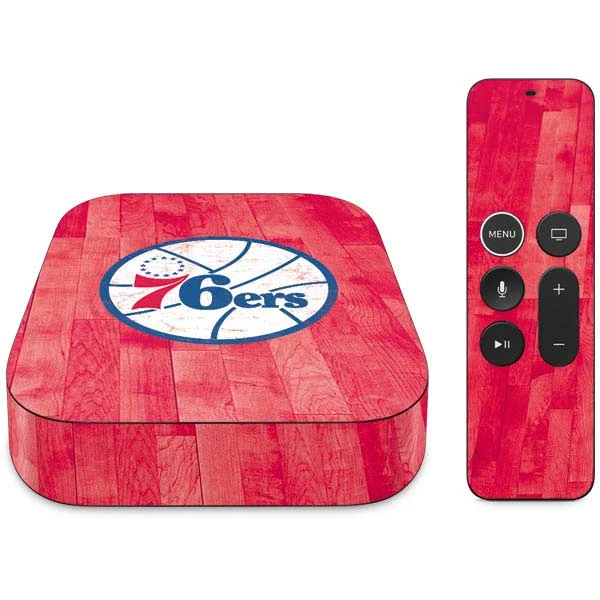 NBA Philadelphia 76ers Hardwood Classics Apple TV Skin 3 NBA Philadelphia 76ers Hardwood Classics Apple TV Skin