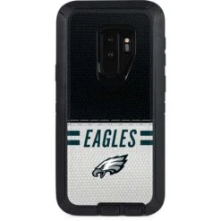 NFL Philadelphia Eagles White Striped Otterbox Defender Galaxy Skin