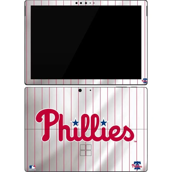 MLB Philadelphia Phillies Home Jersey Surface Pro 7 Skin 3 MLB Philadelphia Phillies Home Jersey Surface Pro 7 Skin