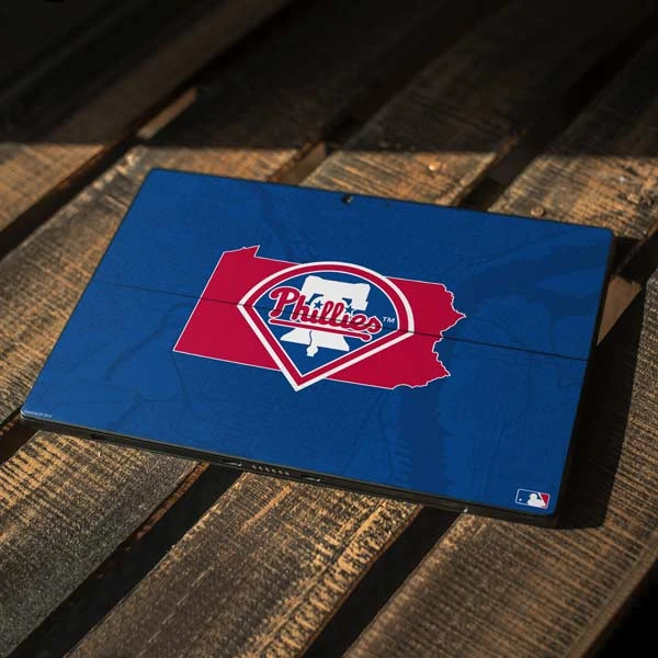 MLB Philadelphia Phillies Home Jersey Surface Pro 7 Skin 6 MLB Philadelphia Phillies Home Jersey Surface Pro 7 Skin - Image 4