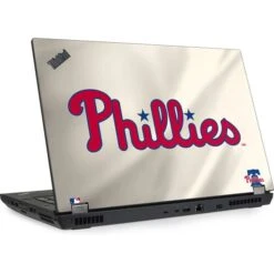 MLB Philadelphia Phillies Road Jersey Lenovo ThinkPad Skin
