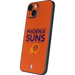 NBA Phoenix Suns Standard - Orange IPhone 15 Skin -Skinit Store phoenix suns standard orange iphone 15 skin 1692665887 SKNNBATMS54IPHN15 PR 02