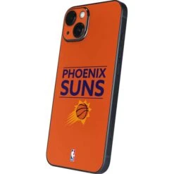 NBA Phoenix Suns Standard - Orange IPhone 15 Skin -Skinit Store phoenix suns standard orange iphone 15 skin 1694705117 SKNNBATMS54IPHN15 PR 02