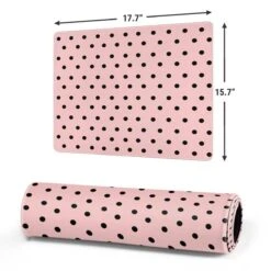 Pink And Black Polka Dots Gaming Mouse Pad -Skinit Store pink and black polka dots medium gaming mouse pad 1656367776 MSPPLKDTS05GAMGMD PR 02