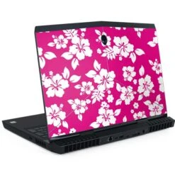 Pink And White Dell Alienware Skin