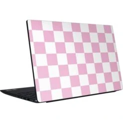Pink And White Checkerboard Dell Vostro Skin