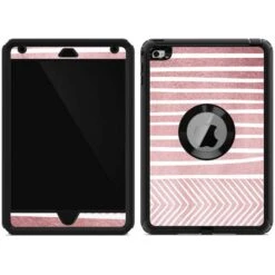 Pink And White Stripes Otterbox Defender IPad Skin