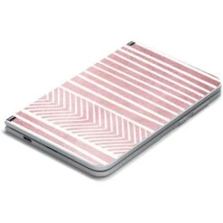 Pink And White Stripes Surface Duo Skin -Skinit Store pink and white stripes surface duo skin 1621374061 SKNVLNTSX19MSSDUO PR 03