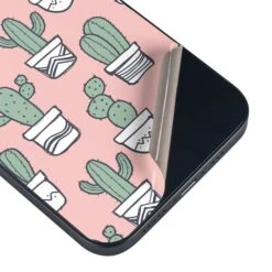 Pink Cactus IPhone 15 Skin -Skinit Store pink cactus iphone 15 skin 1694187436 SKNDSPRNG04IPHN15 PR 03