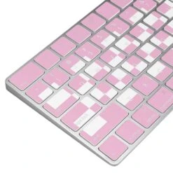 Pink Checkerboard Magic Keyboard Skin -Skinit Store pink checkerboard magic keyboard skin 1616706998 SKNCHKRHP03AMKBDX PR 03