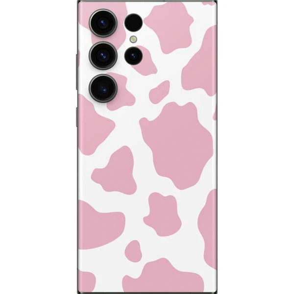 Pink Cow Print Galaxy S23 Ultra Skin 3 Pink Cow Print Galaxy S23 Ultra Skin