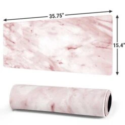 Pink Marble Gaming Mouse Pad -Skinit Store pink marble extra large gaming mouse pad 1656462810 MSPMRBLLE03GAMGXL PR 02