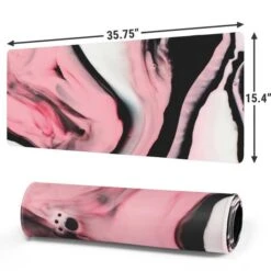 Pink Marble Ink Gaming Mouse Pad -Skinit Store pink marble ink extra large gaming mouse pad 1656462809 MSPMRBINK05GAMGXL PR 02