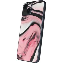 Pink Marble Ink IPhone 14 Skin -Skinit Store pink marble ink iphone 14 skin 1662164564 SKNMRBINK05IPHN14 PR 02