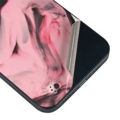 Pink Marble Ink IPhone 14 Skin -Skinit Store pink marble ink iphone 14 skin 1662164564 SKNMRBINK05IPHN14 PR 03