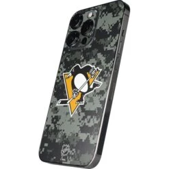 NHL Pittsburgh Penguins Camo IPhone 15 Pro Max Skin -Skinit Store pittsburgh penguins camo iphone 15 pro max skin 1694187139 SKNCMONHL22IP15PM PR 02