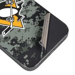 NHL Pittsburgh Penguins Camo IPhone 15 Pro Max Skin -Skinit Store pittsburgh penguins camo iphone 15 pro max skin 1694187139 SKNCMONHL22IP15PM PR 03