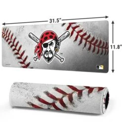MLB Pittsburgh Pirates Game Ball Gaming Mouse Pad -Skinit Store pittsburgh pirates game ball large gaming mouse pad 1678312954 MSPMLBPIP02GAMGLG PR 02
