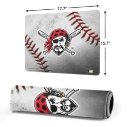 MLB Pittsburgh Pirates Game Ball Gaming Mouse Pad -Skinit Store pittsburgh pirates game ball medium gaming mouse pad 1678408457 MSPMLBPIP02GAMGMD PR 02