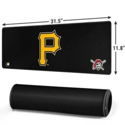 MLB Pittsburgh Pirates - Solid Distressed Gaming Mouse Pad -Skinit Store pittsburgh pirates solid distressed large gaming mouse pad 1678312954 MSPMLBPIP08GAMGLG PR 02