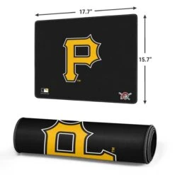 MLB Pittsburgh Pirates - Solid Distressed Gaming Mouse Pad -Skinit Store pittsburgh pirates solid distressed medium gaming mouse pad 1678408457 MSPMLBPIP08GAMGMD PR 02