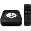 NFL Pittsburgh Steelers Black & White Apple TV Skin -Skinit Store pittsburgh steelers black white apple tv 4k 2017 skin 1507159993 SKNNFLBWH25APTV4K PR 01