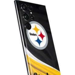 NFL Pittsburgh Steelers Galaxy S22 Ultra Skin -Skinit Store pittsburgh steelers galaxy s22 ultra skin 1646439149 SKNNFLPIT02GLX22U PR 03