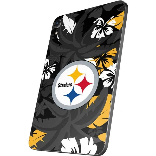 NFL Pittsburgh Steelers Tropical Print Apple IPad Mini Skin 4 NFL Pittsburgh Steelers Tropical Print Apple IPad Mini Skin - Image 2