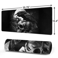 Alchemy Carta Poes Raven Gaming Mouse Pad -Skinit Store poes raven extra large gaming mouse pad 1707416963 MSPALCHYX07GAMGXL PR 02