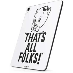 Looney Tunes Porky Thats All Folks Grid Apple IPad Pro Skin -Skinit Store porky thats all folks grid ipad pro 11in 2018 skin 1542248914 SKNLNCLFL08IPRO11 PR 02