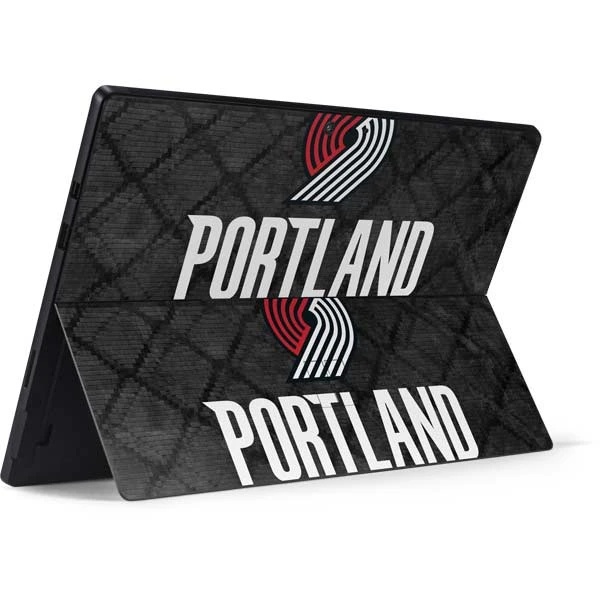 NBA Portland Trail Blazers Dark Rust Surface Pro 7 Skin 4 NBA Portland Trail Blazers Dark Rust Surface Pro 7 Skin - Image 2