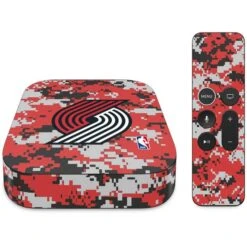 NBA Portland Trail Blazers Digi Camo Apple TV Skin