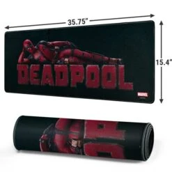 Marvel Deadpool Legacy Posing Deadpool Gaming Mouse Pad -Skinit Store posing deadpool extra large gaming mouse pad 1748877183 MSPMRVDPL07GAMGXL PR 02