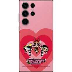 Cartoon Network Powerpuff Girls Hearts Galaxy S23 Ultra Skin