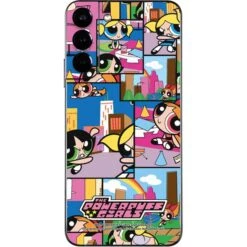 Cartoon Network Powerpuff Girls Patches Galaxy S22 Plus Skin