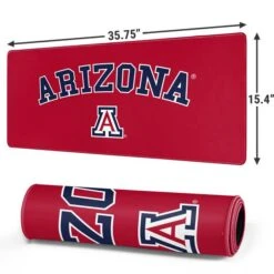 University Of Arizona Primary Logo Red Gaming Mouse Pad -Skinit Store primary logo red extra large gaming mouse pad 1711128737 MSPAZWDCT04GAMGXL PR 02