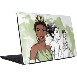 Disney Princess Tiana Sketch Dell Vostro Skin