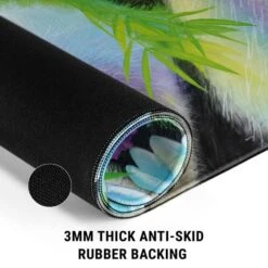 Rainbow Pandas With Butterflies By Sheena Pike Gaming Mouse Pad -Skinit Store rainbow pandas with butterflies by sheena pike extra large gaming mouse pad 1694114885 MSPSHEPIK06GAMGXL PR 04