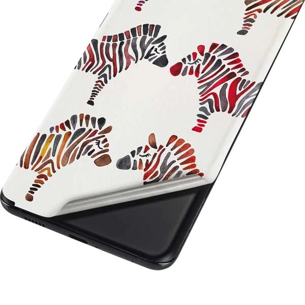 Cat Coq Rainbow Zebras Galaxy S21 5G Skin 6 Cat Coq Rainbow Zebras Galaxy S21 5G Skin - Image 4