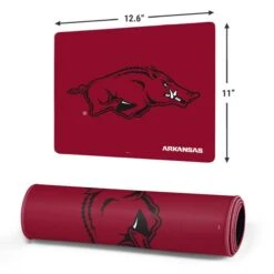 University Of Arkansas-Fayetteville Razorbacks Red Logo Gaming Mouse Pad