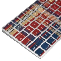Red And Blue Plaid Magic Keyboard Skin -Skinit Store red and blue plaid magic keyboard skin 1616706999 SKNFALFRTX8AMKBDX PR 03