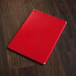 Red Carbon Fiber Specialty Texture Material Apple IPad Skin -Skinit Store red carbon fiber ipad 9.7in 2018 skin 1707498671 SKNTXTCBFRRIP9718 PR 04