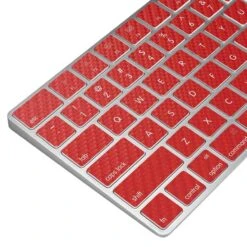 Red Carbon Fiber Specialty Material Magic Keyboard Skin -Skinit Store red carbon fiber magic keyboard skin 1706557974 SKNTXTCBFRRAMKBDX PR 03
