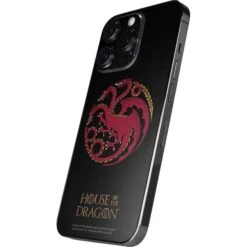 HBO House Of The Dragon Red Tararyen Sigil IPhone 15 Pro Max Skin -Skinit Store red dragon tararyen sigil iphone 15 pro max skin 1694187129 SKNGOTHOD05IP15PM PR 02