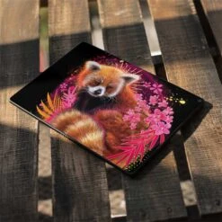 Red Panda With Flowers By Sheena Pike Google Pixel Slate Skin -Skinit Store red panda with flowers by sheena pike google pixel slate skin 1686237414 SKNSHEPIK07GPXSLT PR 04