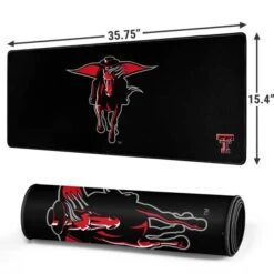 Texas Tech University Red Raiders Logo Gaming Mouse Pad -Skinit Store red raiders logo extra large gaming mouse pad 1711381521 MSPTEXTEC03GAMGXL PR 02