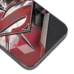 DC Comics Superman Red Pattern IPhone 15 Pro Max Skin -Skinit Store red superman pattern iphone 15 pro max skin 1694187219 SKNDCSPMN48IP15PM PR 03